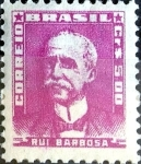 Stamps Brazil -  Intercambio 5,50 usd 5 cruceiros 1956