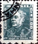 Stamps : America : Brazil :  Intercambio 0,20 usd 2,00 cruceiros 1956