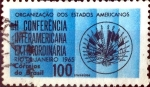 Stamps Brazil -  Intercambio 0,25 usd 100,00 cruceiros 1965