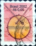 Stamps Brazil -  Intercambio crxf2 0,20 usd 0,05 reales 2002