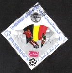 Stamps Yemen -  Copa Mundial de Fútbol México 70