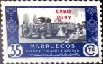 Stamps Spain -  Intercambio crxf2 0,25 usd 35 cent. 1948