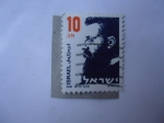 Stamps Israel -  Escritor Austrohúngaro y fundador del Sionismo, Théodore Herzl 1860-1904 - Scott/Is:926)