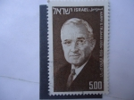 Stamps Israel -  Harry S. Truman  (1884-1972) th33 president 1945/53. 