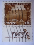 Stamps Israel -  Paisaje de, Isla Carolina