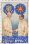 Sellos de Asia - Filipinas -  presidente Eisenhower- García