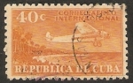 Stamps : America : Cuba :  Avión