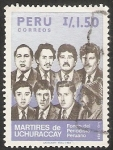 Stamps Peru -  Mártires de Uchuraccay