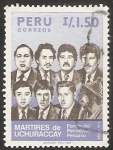 Sellos de America - Per -  Mártires de Uchuraccay