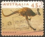 Sellos de Oceania - Australia -  Kangaroo-Canguro 