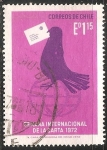 Stamps : America : Chile :  Semana internacional de la carta 1972 