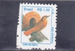 Stamps Brazil -  ave- fumarius rufus