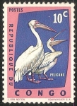 Stamps : Africa : Republic_of_the_Congo :  Pelícanos