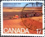 Stamps Canada -  Intercambio 0,20 usd 17 cent. 1980