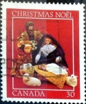 Stamps Canada -  Intercambio crxf2 0,20 usd 30 cent. 1982