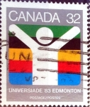 Sellos de America - Canad� -  Intercambio 0,20 usd 32 cent. 1983