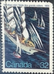 Stamps Canada -  Intercambio 0,20 usd 32 cent. 1984