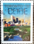 Stamps Canada -  Intercambio 0,25 usd 43 cent. 1993