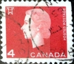 Stamps Canada -  Intercambio 0,20 usd 4 cent. 1963