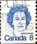 Stamps Canada -  Intercambio 0,20 usd 8 cent. 1974