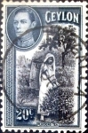 Sellos del Mundo : Asia : Sri_Lanka : Intercambio 0,20 usd 20 cent. 1938