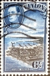 Stamps Sri Lanka -  Intercambio 0,20 usd 6 cent. 1938