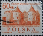 Stamps Poland -  Barbican, Gothic-Renaissance castle