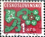 Stamps Czechoslovakia -  Intercambio 0,20 usd 1 k. 1971