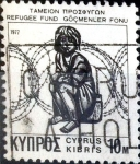 Stamps : Asia : Cyprus :  Intercambio 0,40 usd 10 m. 1977