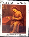 Stamps Colombia -  Intercambio nfb 0,20 usd 4 pesos.  1975