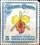 Stamps : America : Colombia :  Intercambio nfxb 0,20 usd 5 cent. 1950