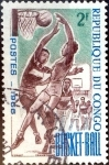 Stamps : Africa : Republic_of_the_Congo :  Intercambio 0,20 usd 2 fr. 1966