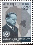 Stamps Democratic Republic of the Congo -  Intercambio aexa 0,20 usd 20 cent. 1962