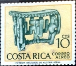 Stamps Costa Rica -  Intercambio 0,20 usd 10 cent. 1963