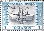 Sellos de America - Costa Rica -  Intercambio 0,30 usd 1 Colón 1954
