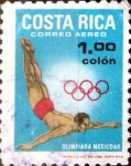 Stamps : America : Costa_Rica :  Intercambio nfxb 0,25 usd 1 colon 1968