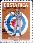 Sellos de America - Costa Rica -  Intercambio 0,90 usd 3 colon 1968