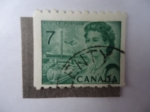 Sellos del Mundo : America : Canad : Reina, ElizabethII (Scott/Ca:544)