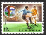 Stamps Liberia -  Fútbol Copa del Mundo 1974 , Alemania