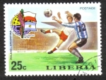 Sellos del Mundo : Africa : Liberia : Fútbol Copa del Mundo 1974 , Alemania