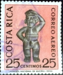 Stamps : America : Costa_Rica :  Intercambio 0,20 usd 25 cent. 1963