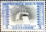 Stamps Costa Rica -  Intercambio 0,20 usd 5 cent. 1956