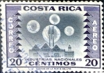 Stamps Costa Rica -  Intercambio 0,20 usd 20 cent. 1954