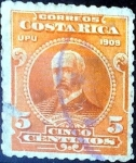 Sellos del Mundo : America : Costa_Rica : Intercambio 0,20 usd 5 cent. 1910