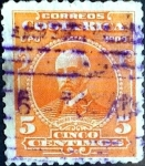 Stamps Costa Rica -  Intercambio 0,20 usd 5 cent. 1910