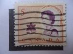 Stamps Canada -  Reina, Elizabeth II. Centenario de la Visita Real Real, 187-1967.- 