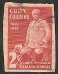 Sellos de America - Cuba -  Centº del nacimiento del General Calixto García