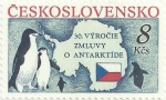 Stamps Czechoslovakia -  30 ANIVERSARIO DEL TRATADO ANTÁRTICO. YVERT CS 2886