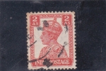 Stamps : Asia : India :  rey George V 