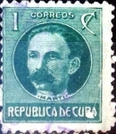 Sellos de America - Cuba -  Intercambio 0,20 usd 1 cent. 1917